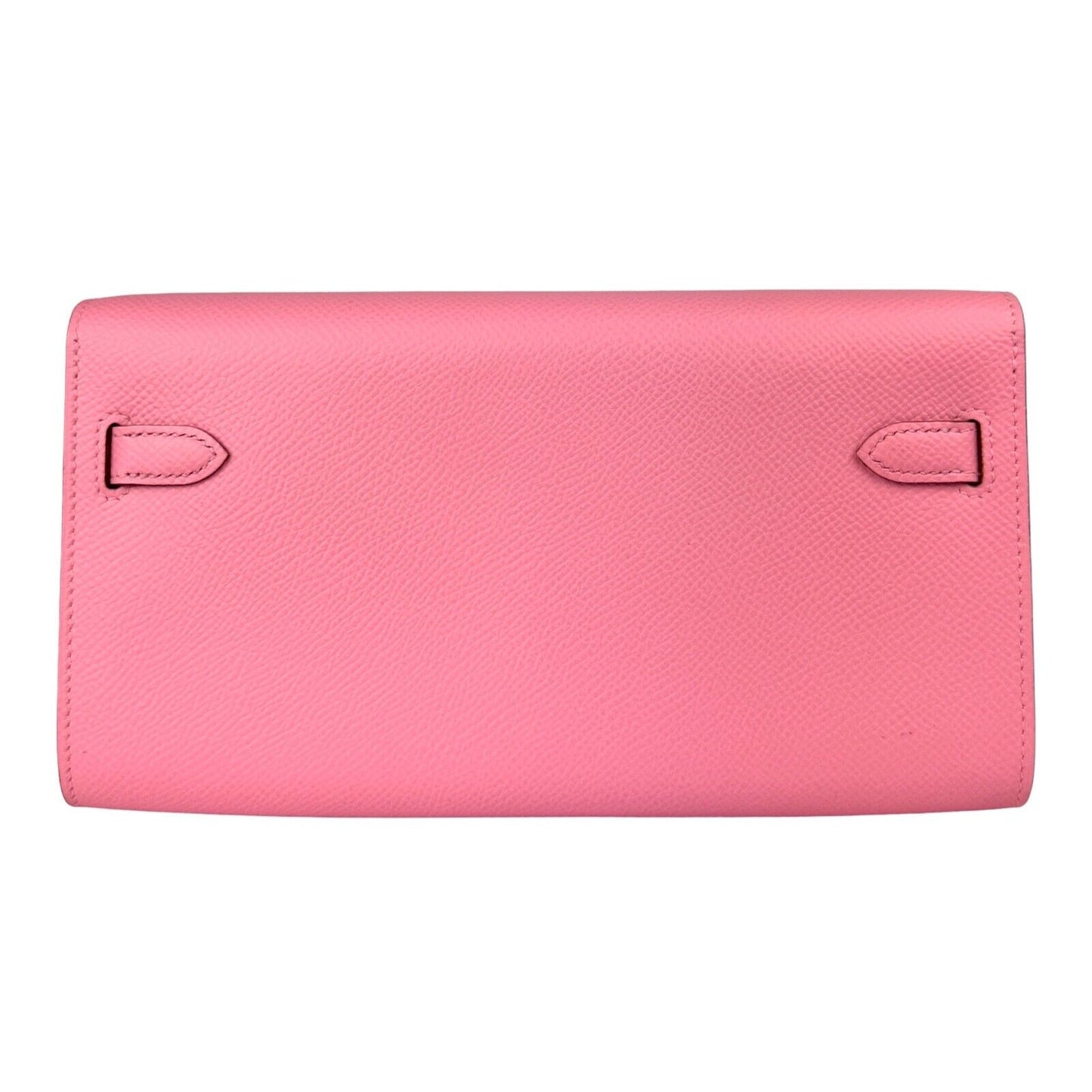 Hermes Kelly To Go Rose Confetti Pink Wallet Epsom Leather Palladium Hardware