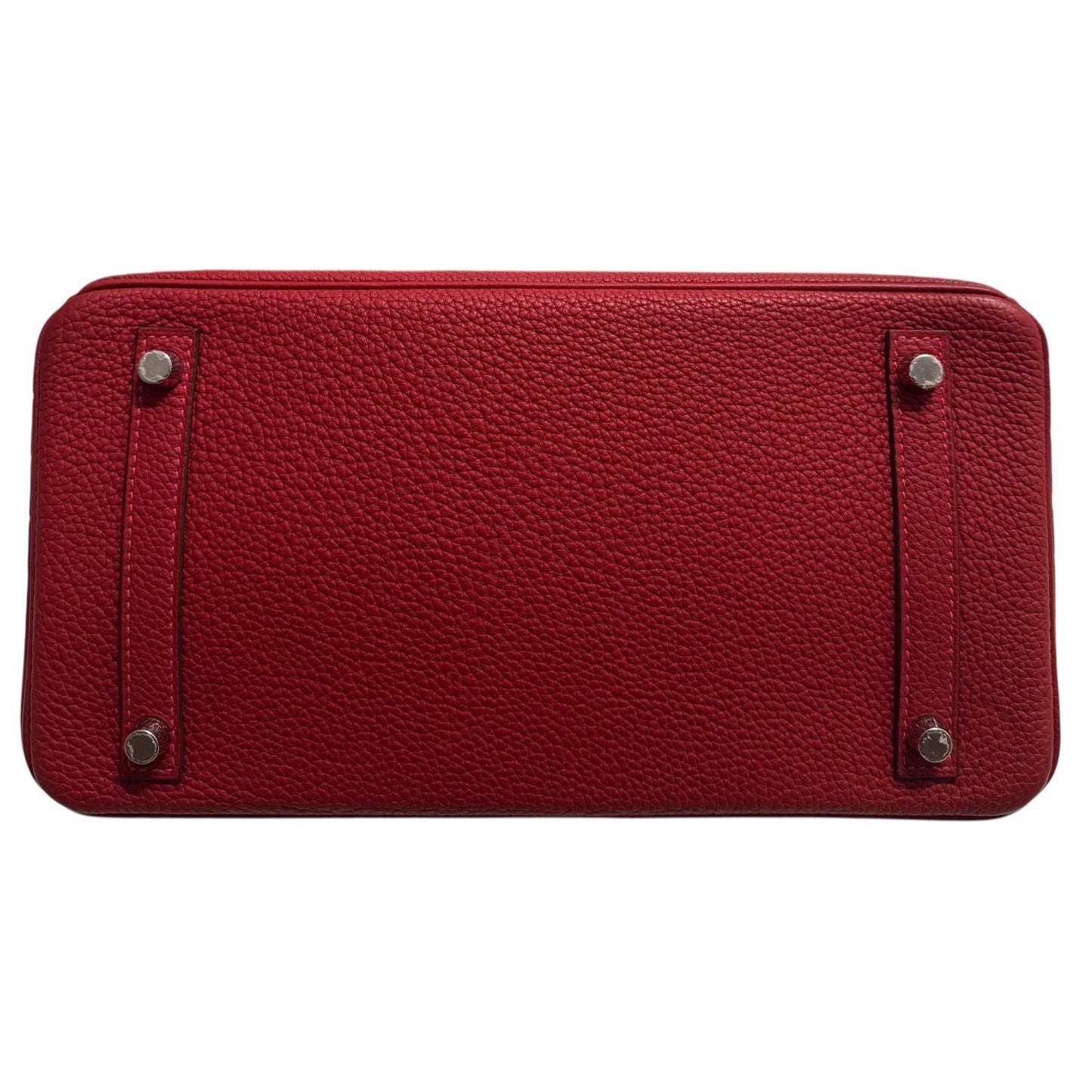 Hermes Birkin 30 Verso Rouge Casaque & Rouge H Togo Leather Palladium Hardware