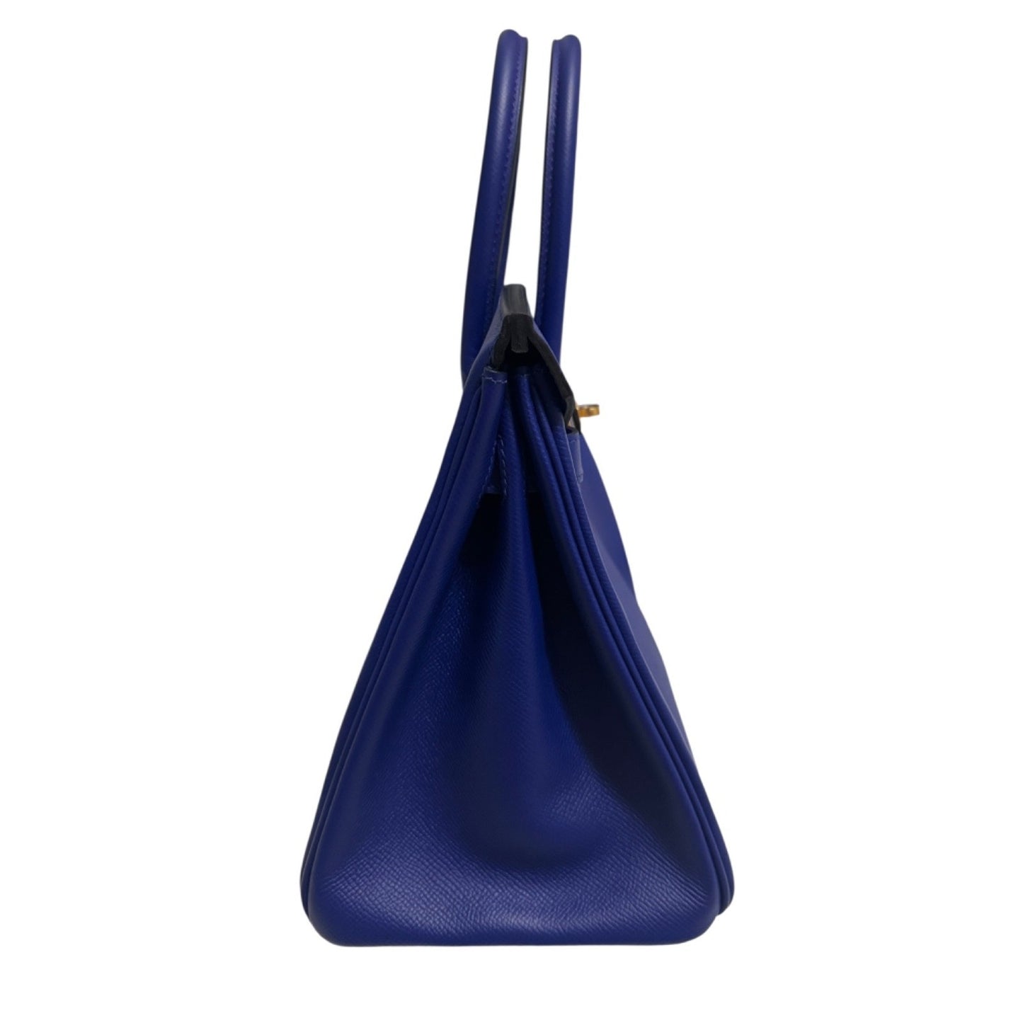 Hermes Birkin 30 Blue Electric Bleu Epsom Leather Gold Hardware
