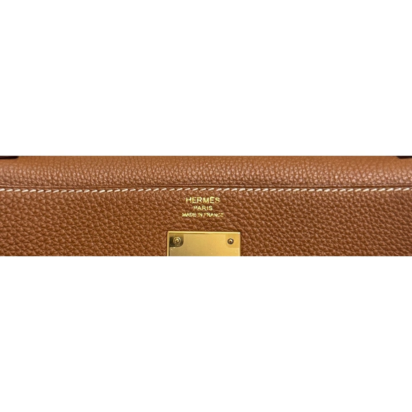 Hermes Kelly 28 Gold Tan Togo Leather Gold Hardware RARE