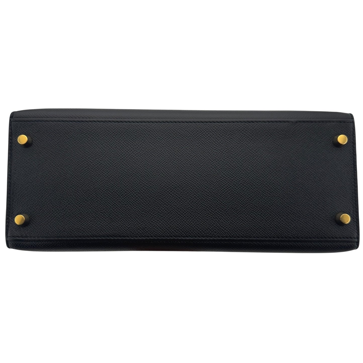 Hermes Kelly 28 Sellier Black Noir Epsom Leather Gold Hardware