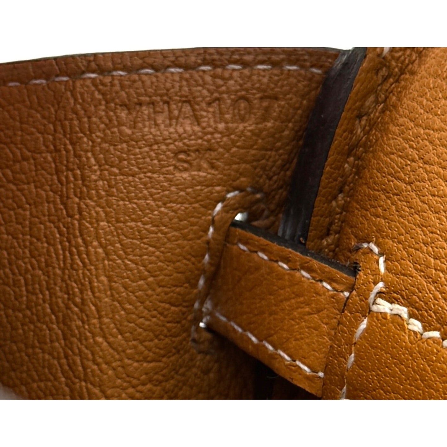 Hermes Birkin 25 Gold Tan Novillo Leather Gold Hardware Handbag