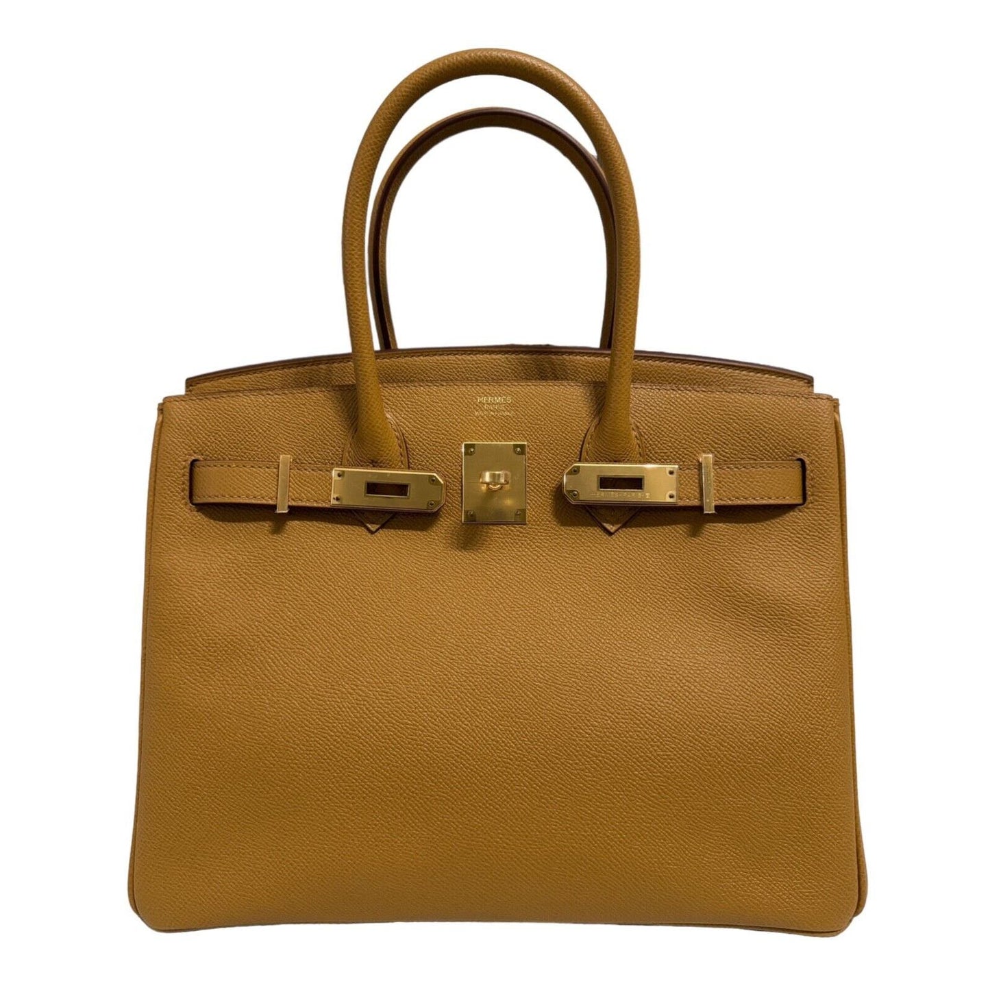 Hermes Birkin 30 Sesame Tan Epsom Leather Gold Hardware