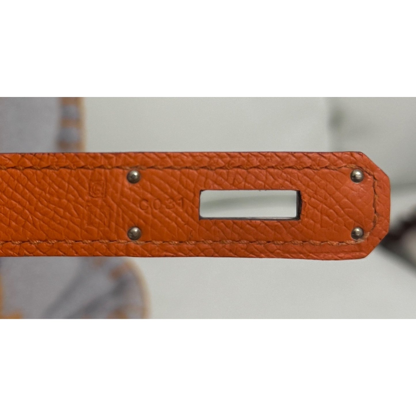 Hermes Birkin 30 OrangeEpsom Leather Palladium Hardware
