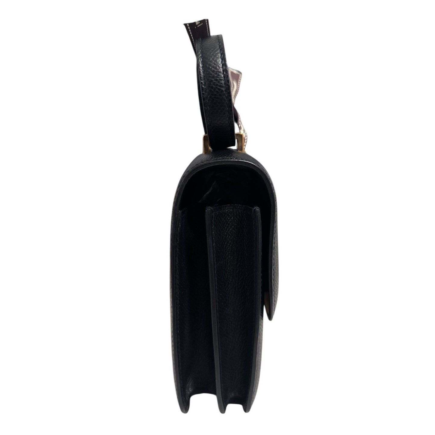 HERMES Constance 18 Mini Black Noir Epsom Leather Gold Hardware