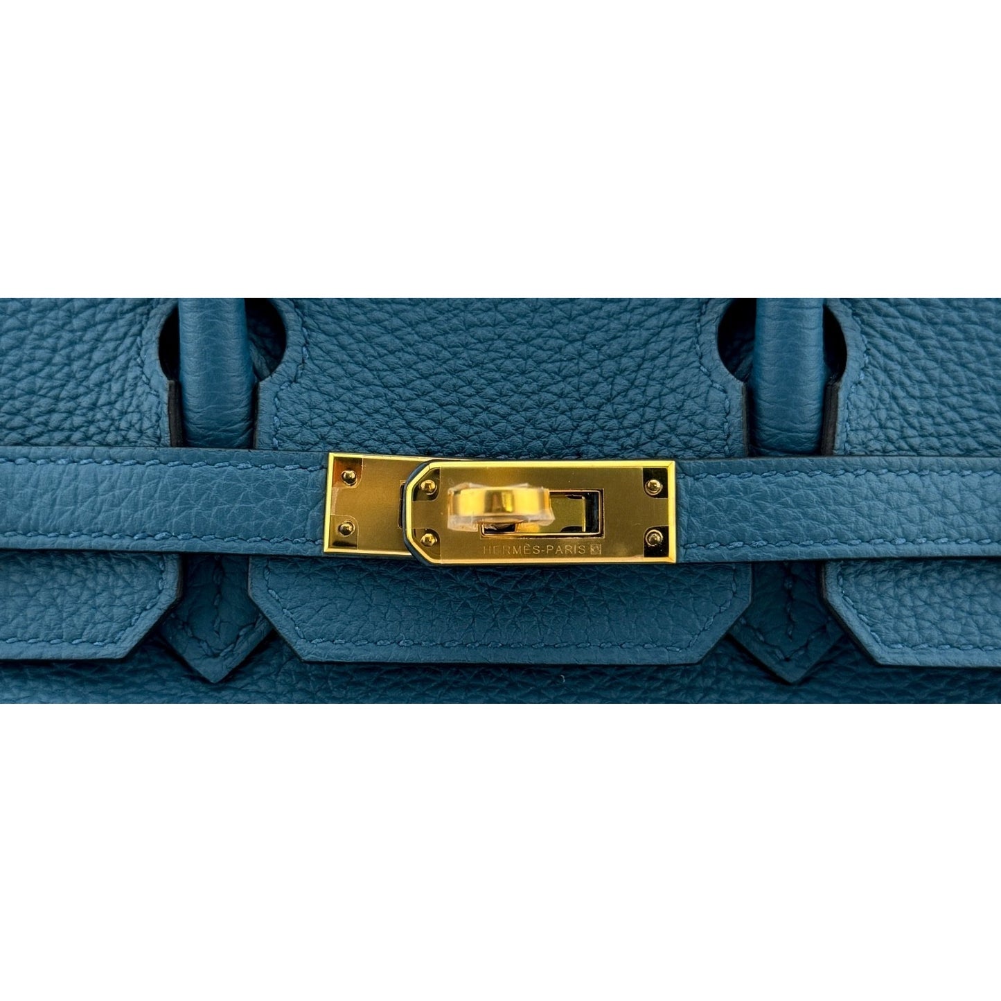 Hermes Birkin 25 Blue Cobalt Togo Leather Gold Hardware