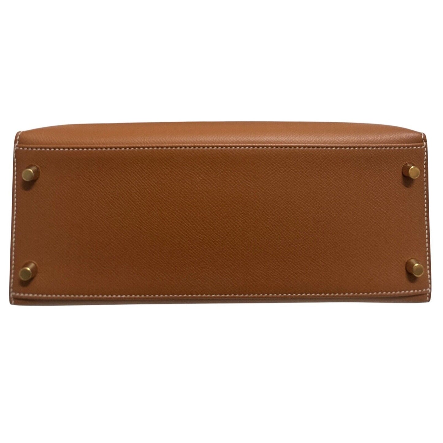 Hermes Kelly 28 Sellier Gold Tan Epsom Leather Gold Hardware