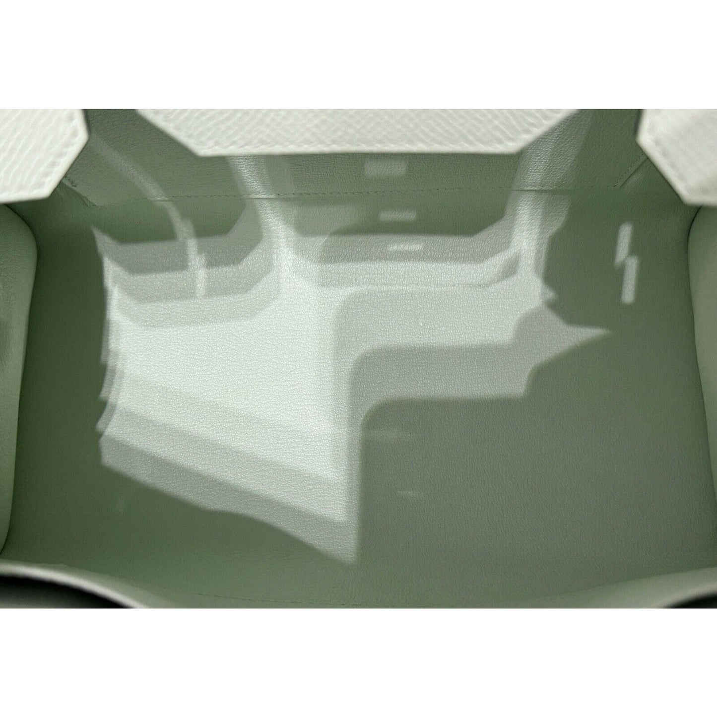 Hermes Birkin 30 Sellier Vert Fizz Green Epsom Leather Palladium Hardware NEW