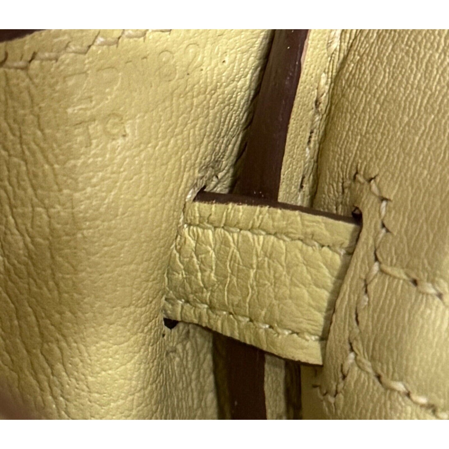Hermes Birkin 25 Jaune Poussin Yellow Togo Leather Gold Hardware Handbag RARE
