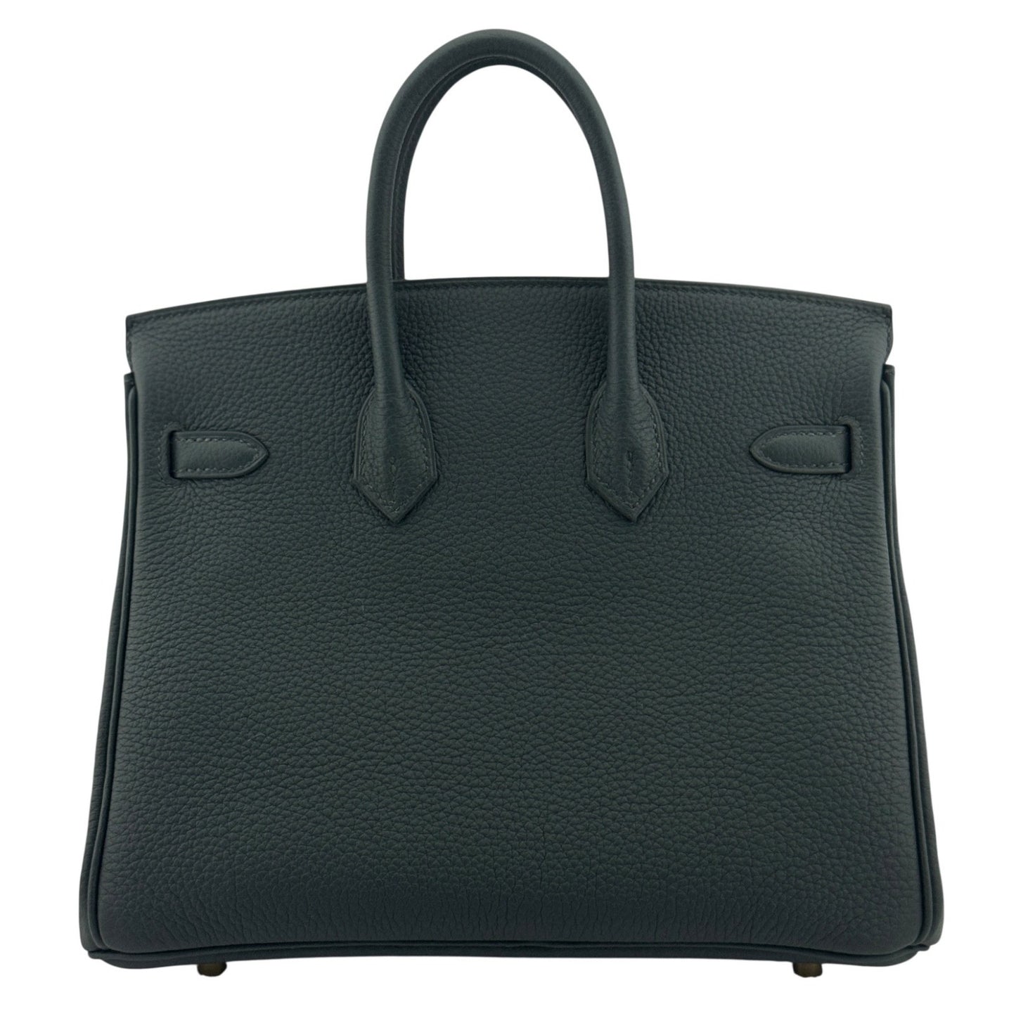 Hermes Birkin 25 Vert Mangrove Green Togo Leather Gold Hardware Handbag 2025
