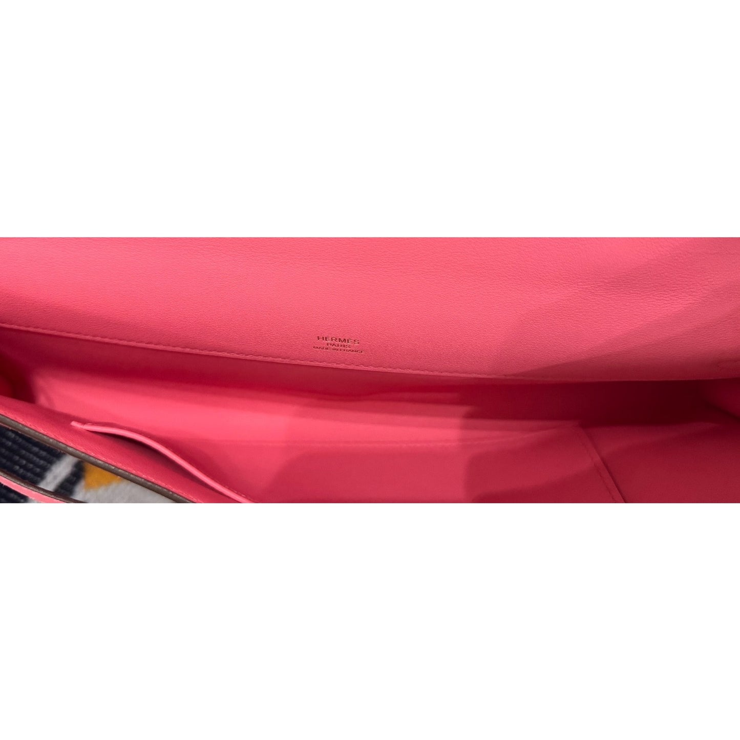Hermes Kelly Cut Clutch Rose Azalee Azalea Pink Swift Leather Gold Hardware RARE