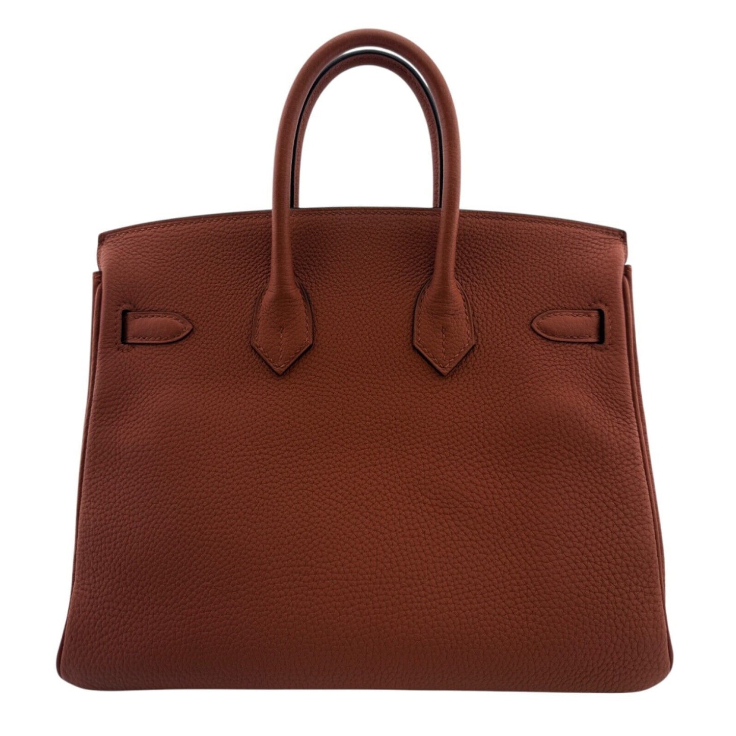 Hermes Birkin 25 Cuivre Orange Brown Togo Leather Gold Hardware