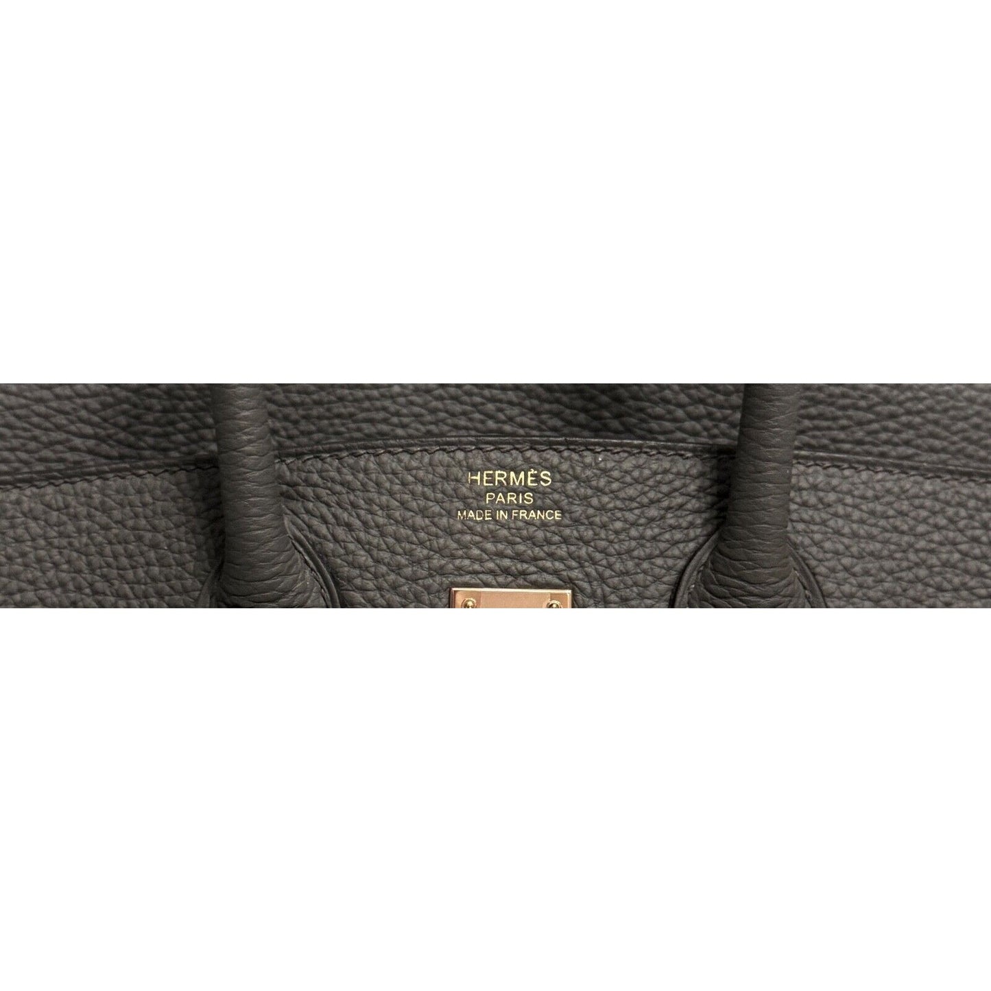 Hermes Birkin 25 Etain Gray Grey Togo Leather Rose Gold Hardware Handbag