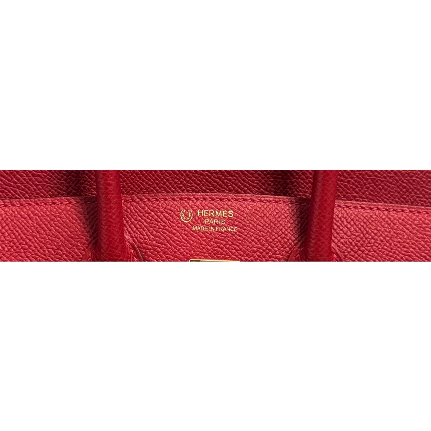 Hermes Birkin 25 Special Order Rouge Casaque Red Epsom Leather Gold Hardware