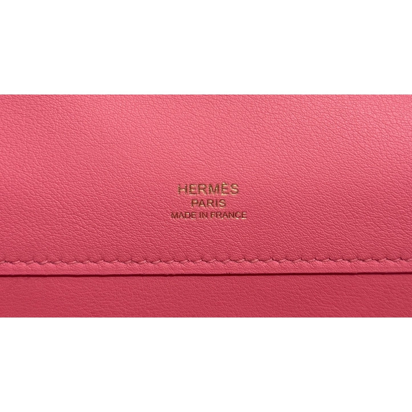 Hermes Kelly Cut Clutch Rose Azalee Azalea Pink Swift Leather Gold Hardware RARE
