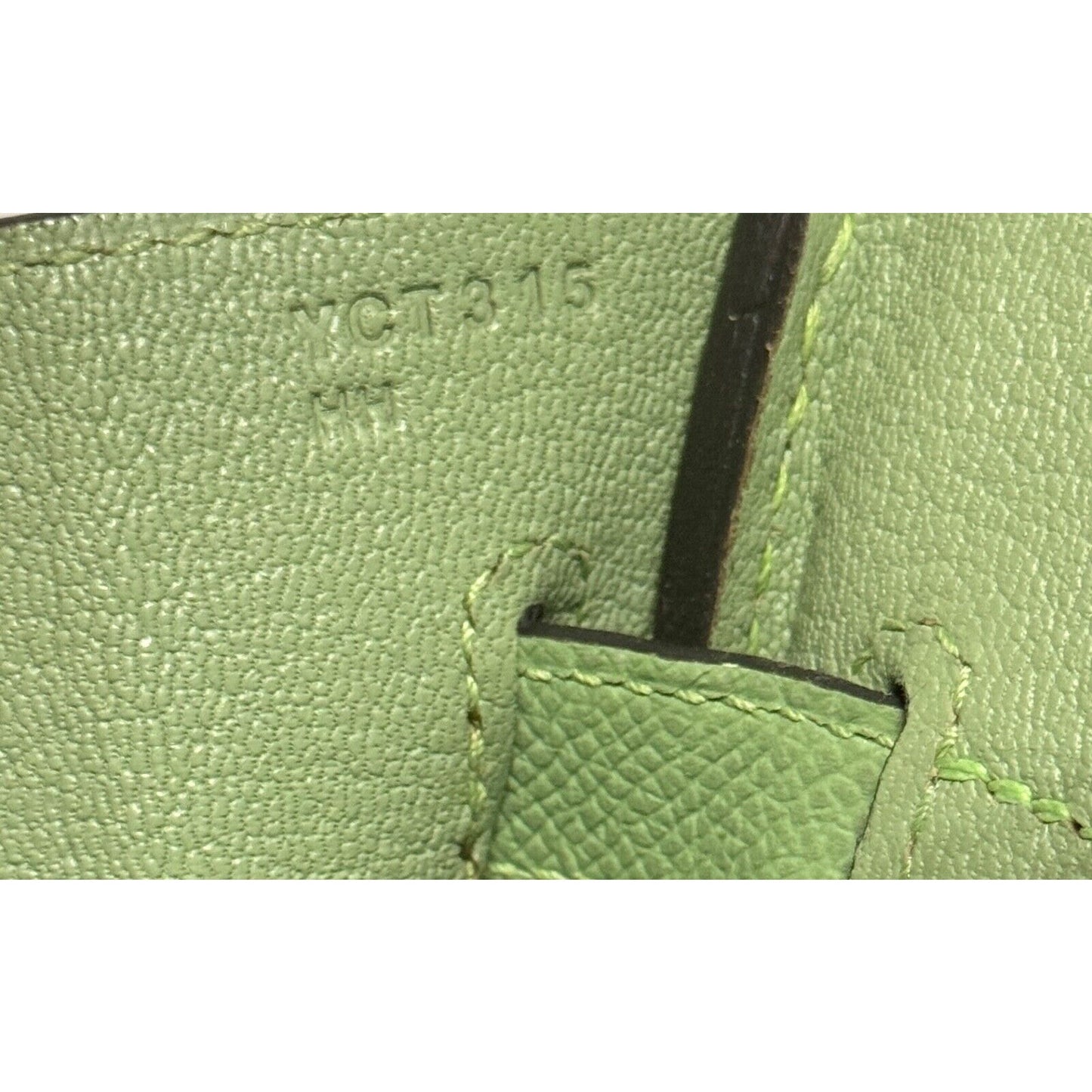 Hermes Birkin 30 Vert Criquet Green Epsom Leather Gold Hardware Handbag