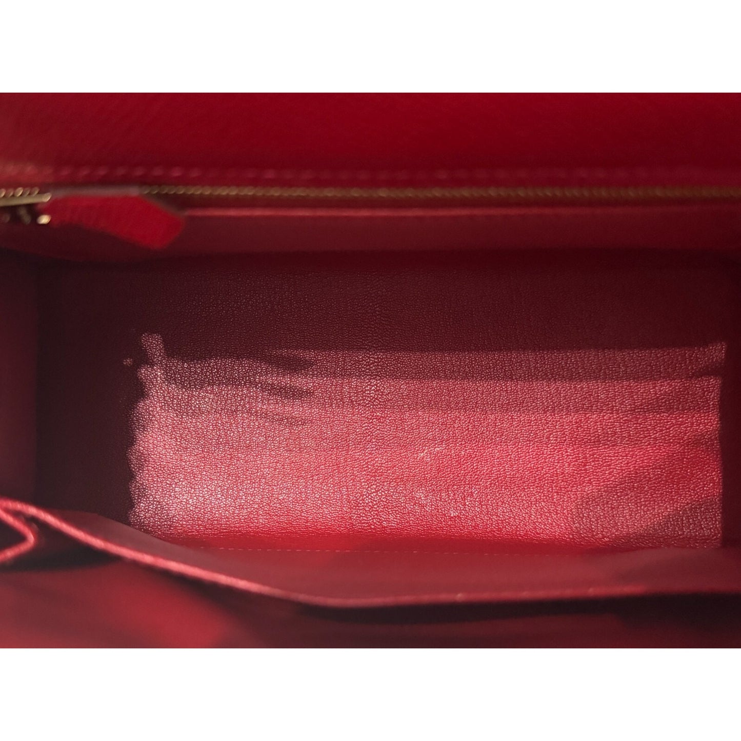 Hermes Kelly 25 Sellier Rouge Casaque Red Epsom Leather Gold Hardware