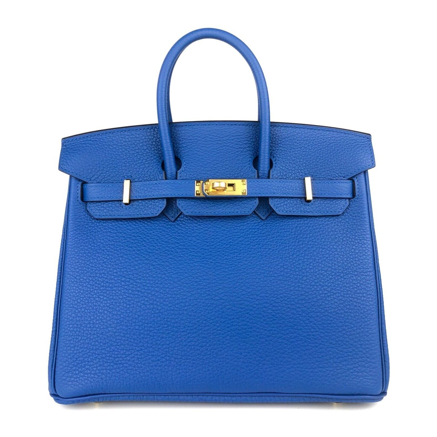 Hermes Birkin 25 Blue France Togo Leather Gold Hardware 2022 Handbag