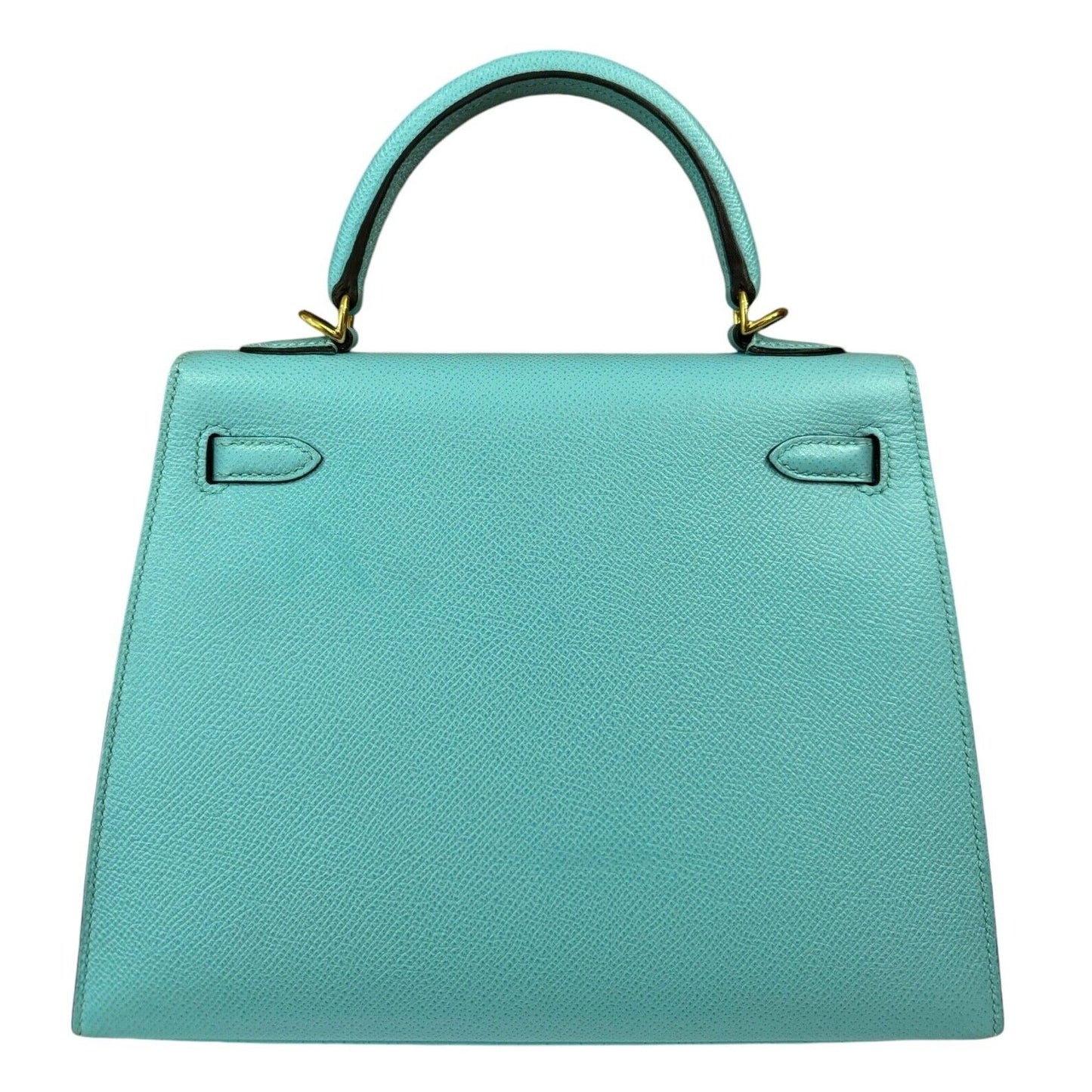 Hermes Kelly 25 Sellier Blue Atoll Tiffany Blue Epsom Leather Gold Hardware