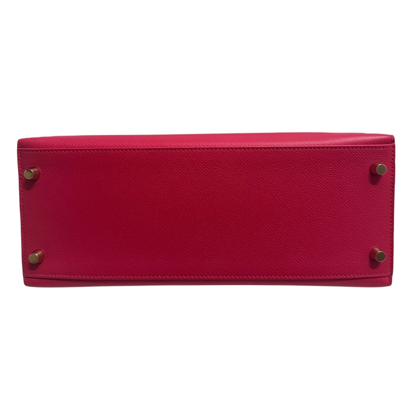 Hermes Kelly 28 Sellier Pink Rose Extreme Epsom Leather Gold Hardware