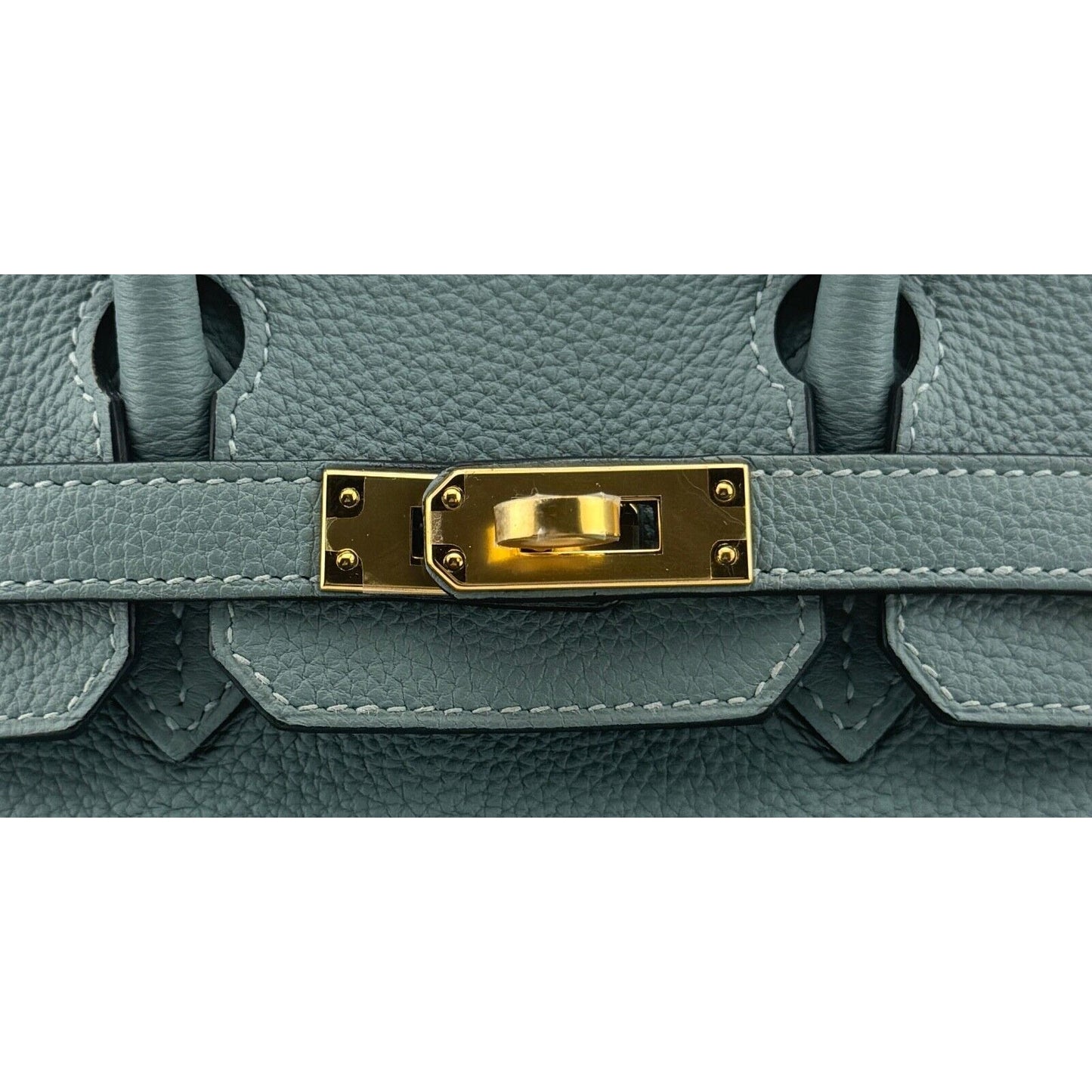 Hermes Birkin 25 Bleu Ciel Blue Togo Leather Gold Hardware VERY RARE
