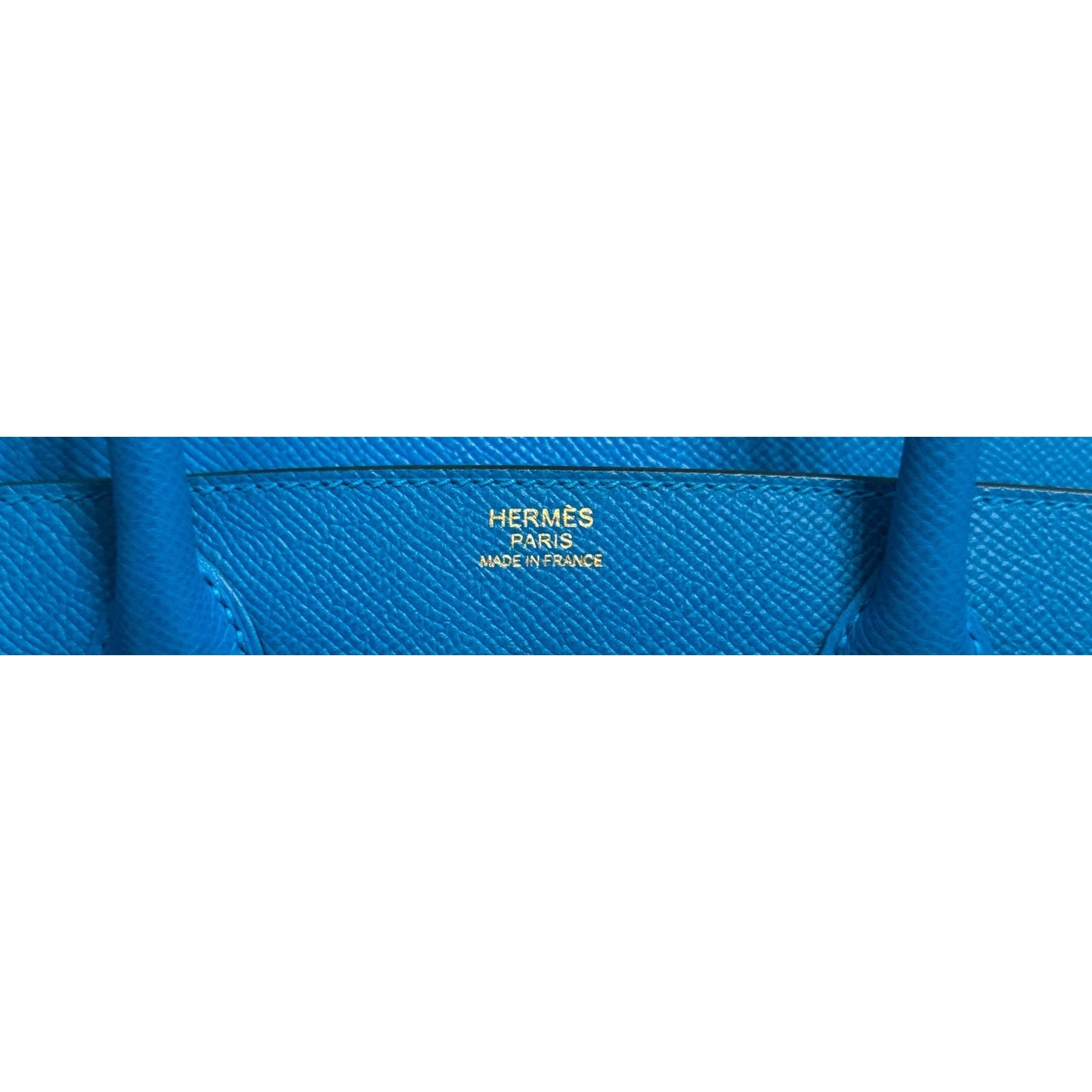 Hermes Birkin 30 Blue Frida Bleu Epsom Leather Gold Hardware