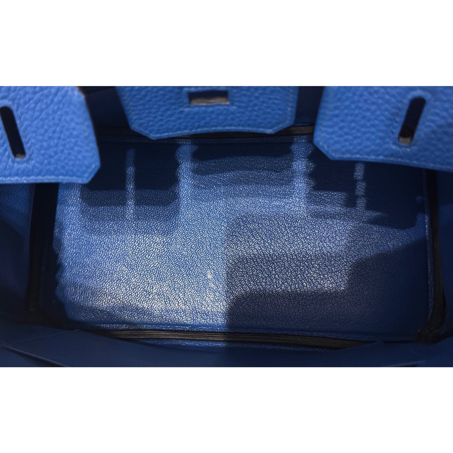 Hermes Birkin 25 Blue Zellige Togo Leather Gold Hardware RARE