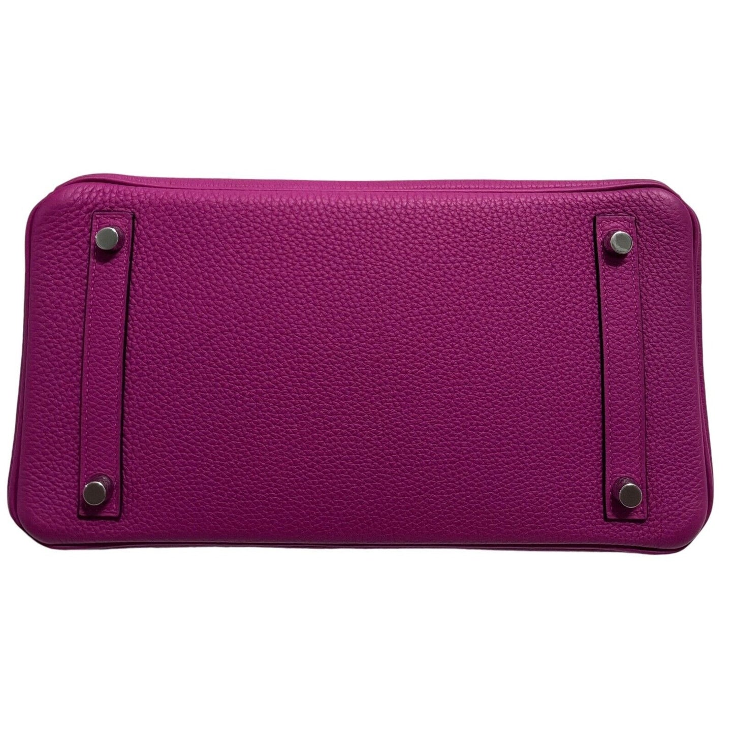 Hermes Birkin 30 Rose Pourpre Pink Purple Togo Leather Palladium Hardware