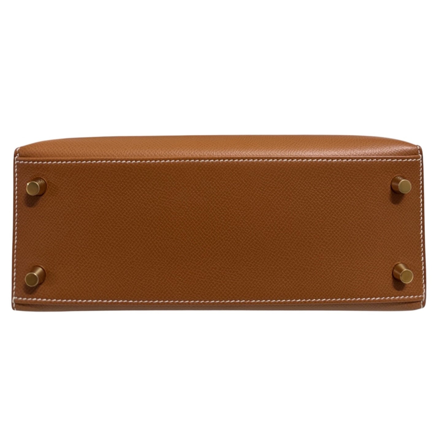 Hermes Kelly 25 Sellier Gold Tan Epsom Leather Gold Hardware