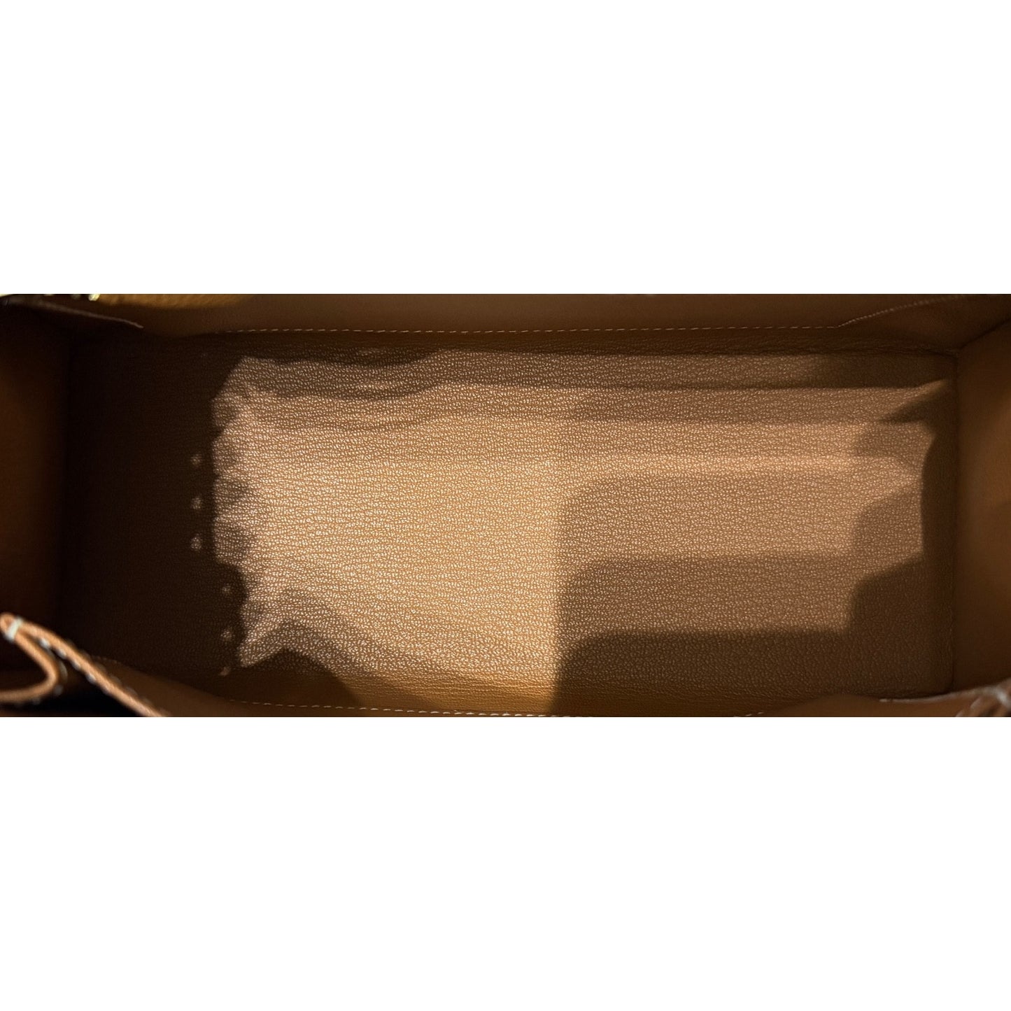 Hermes Kelly 25 Sellier Gold Tan Epsom Leather Gold Hardware