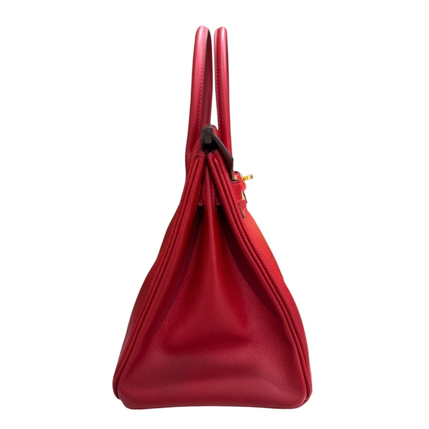 Hermes Birkin 30 Rouge Casaque Red Epsom Leather Gold Hardware