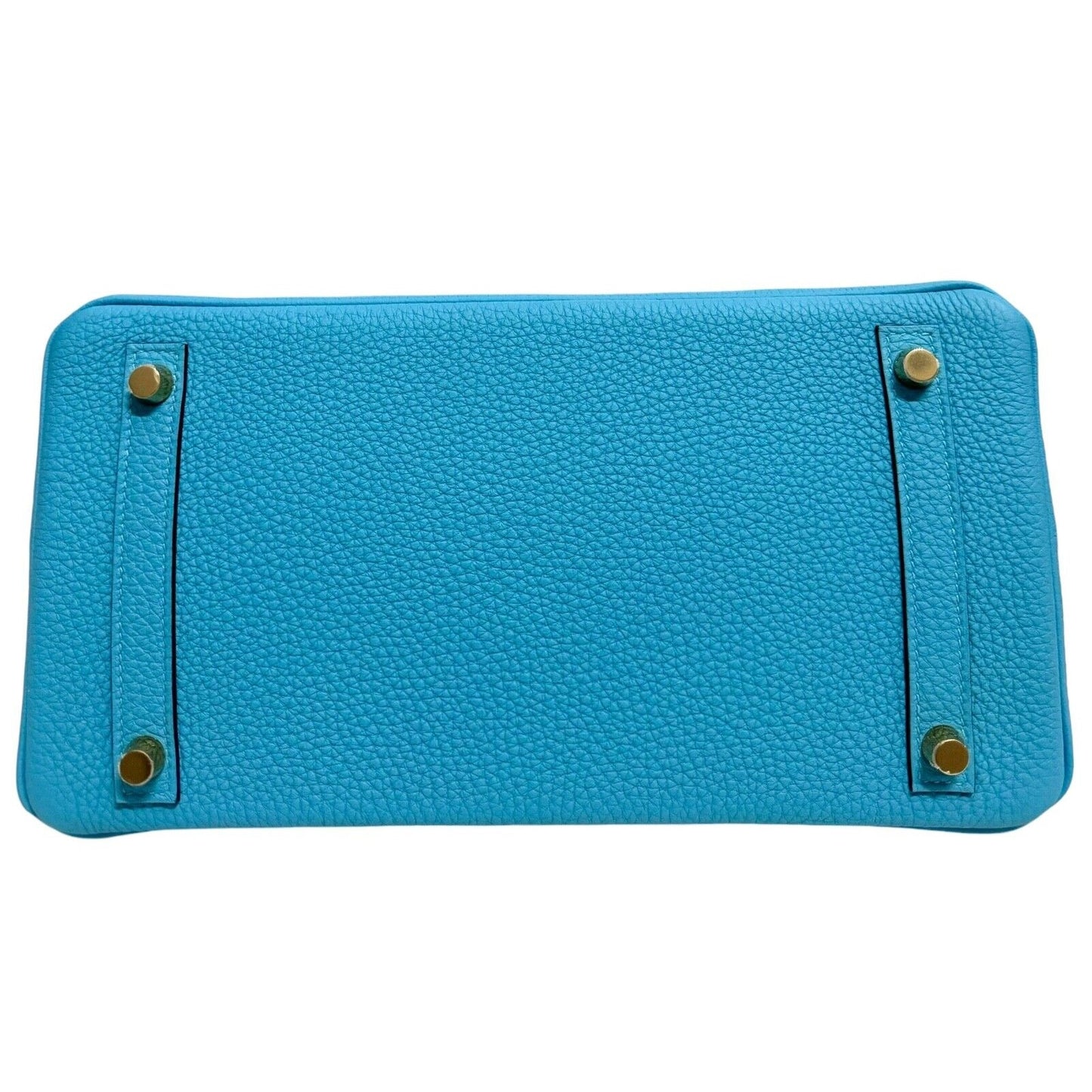 Hermes Birkin 30 Bleu du Nord Blue Togo Leather Gold Hardware Handbag