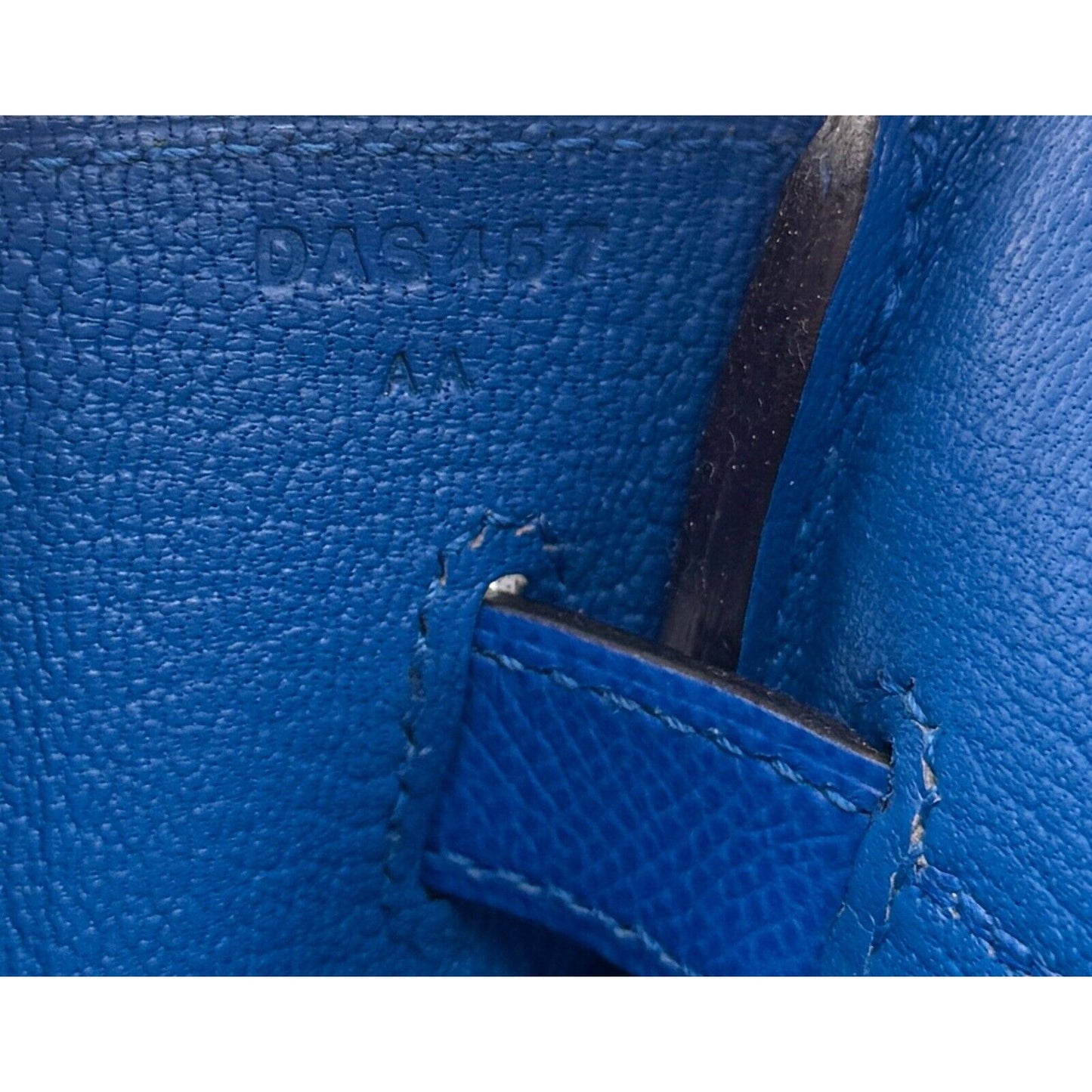 Hermes Birkin 30 Blue Zellige Epsom Leather Gold Hardware Handbag