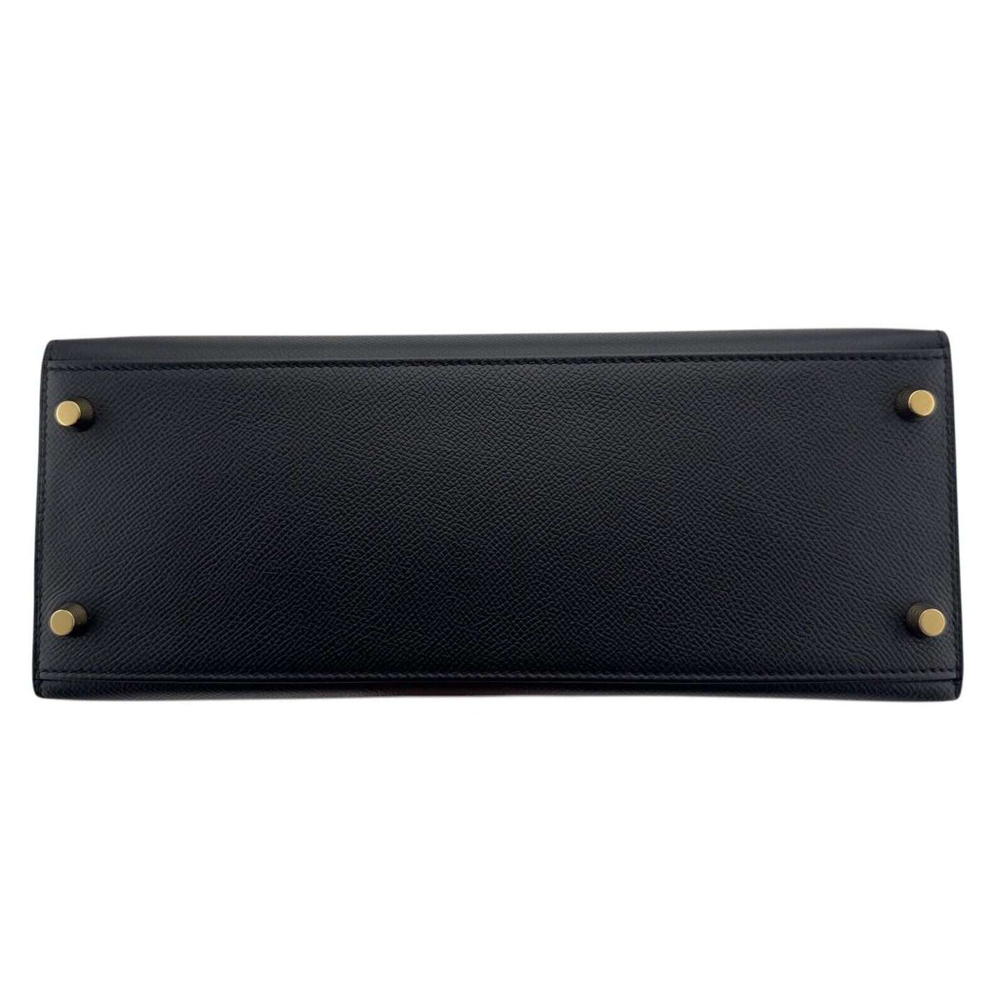Hermes Kelly 28 Sellier Black Noir Epsom Leather Gold Hardware