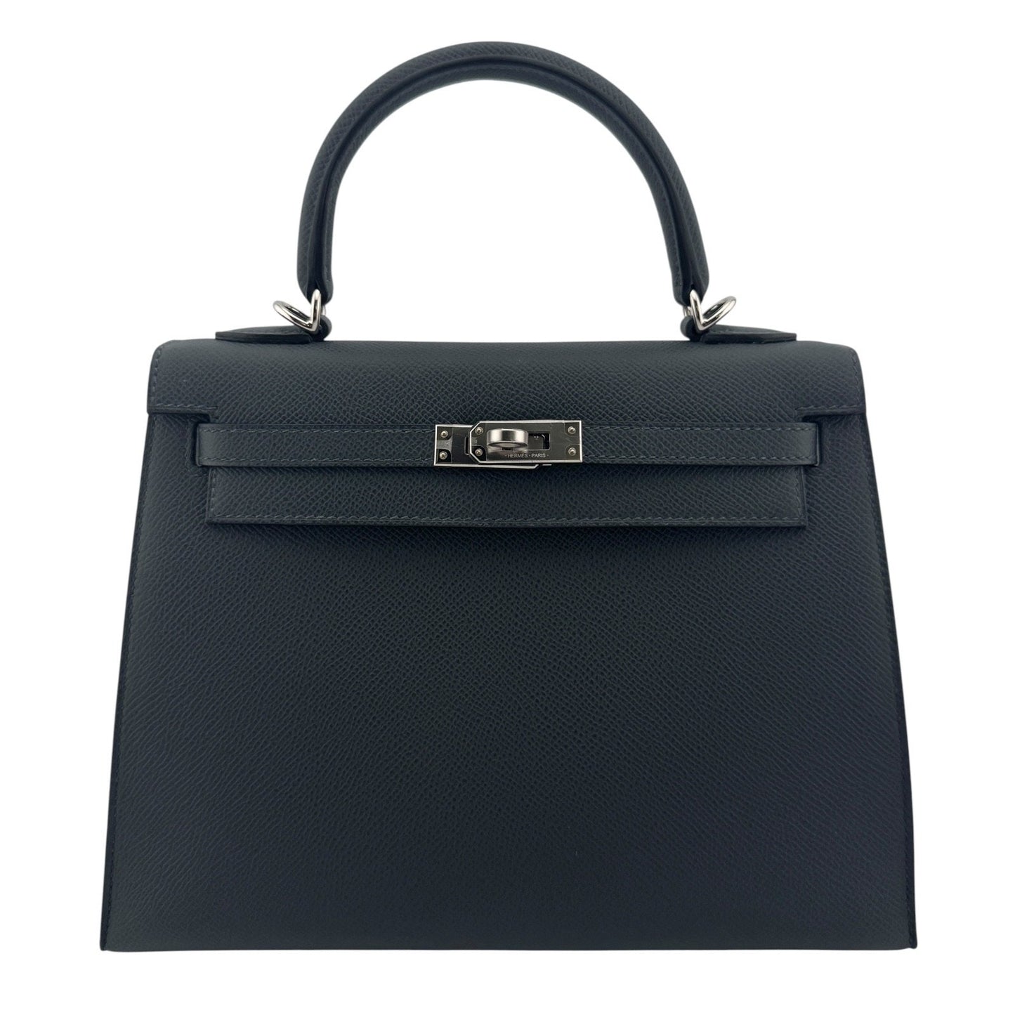 Hermes Kelly 25 Sellier Gris Misty Gray Epsom Leather Palladium Hardware
