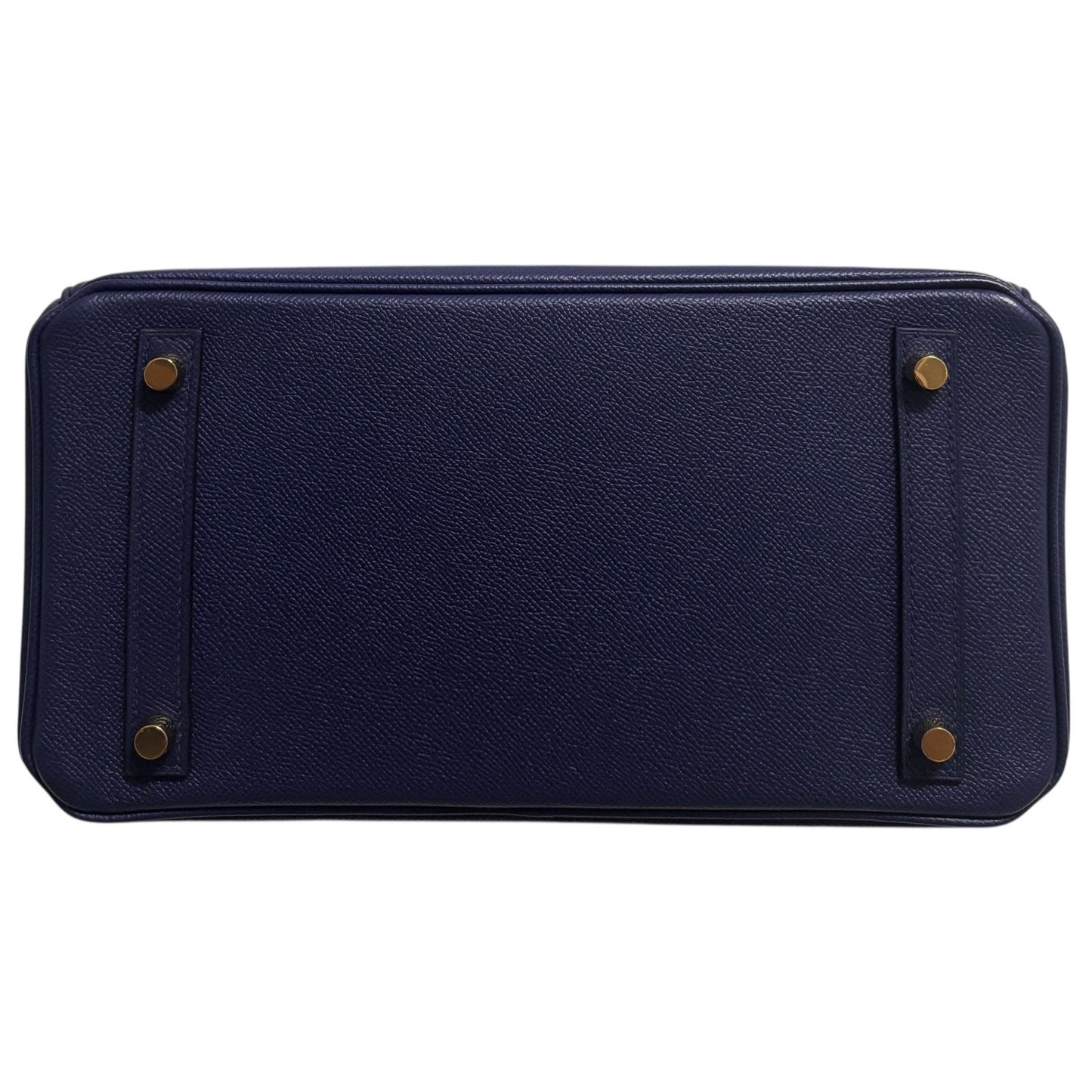 Hermes Birkin 30 Bleu Encre Blue Epsom Leather Gold Hardware Handbag