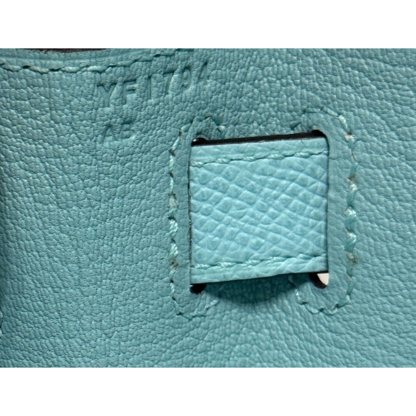 Hermes Kelly 28 Sellier Blue Atoll Tiffany Blue Epsom Leather Gold Hardware