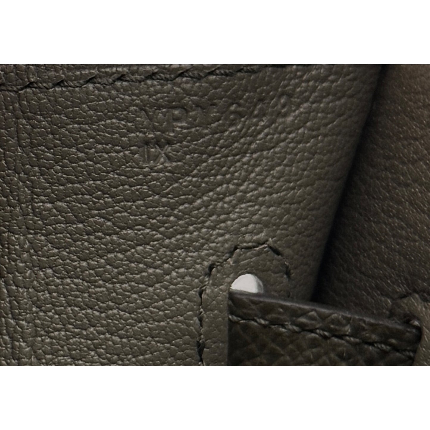 Hermes Birkin 30 Sellier Vert de Gris Green Epsom Leather Gold Hardware Handbag