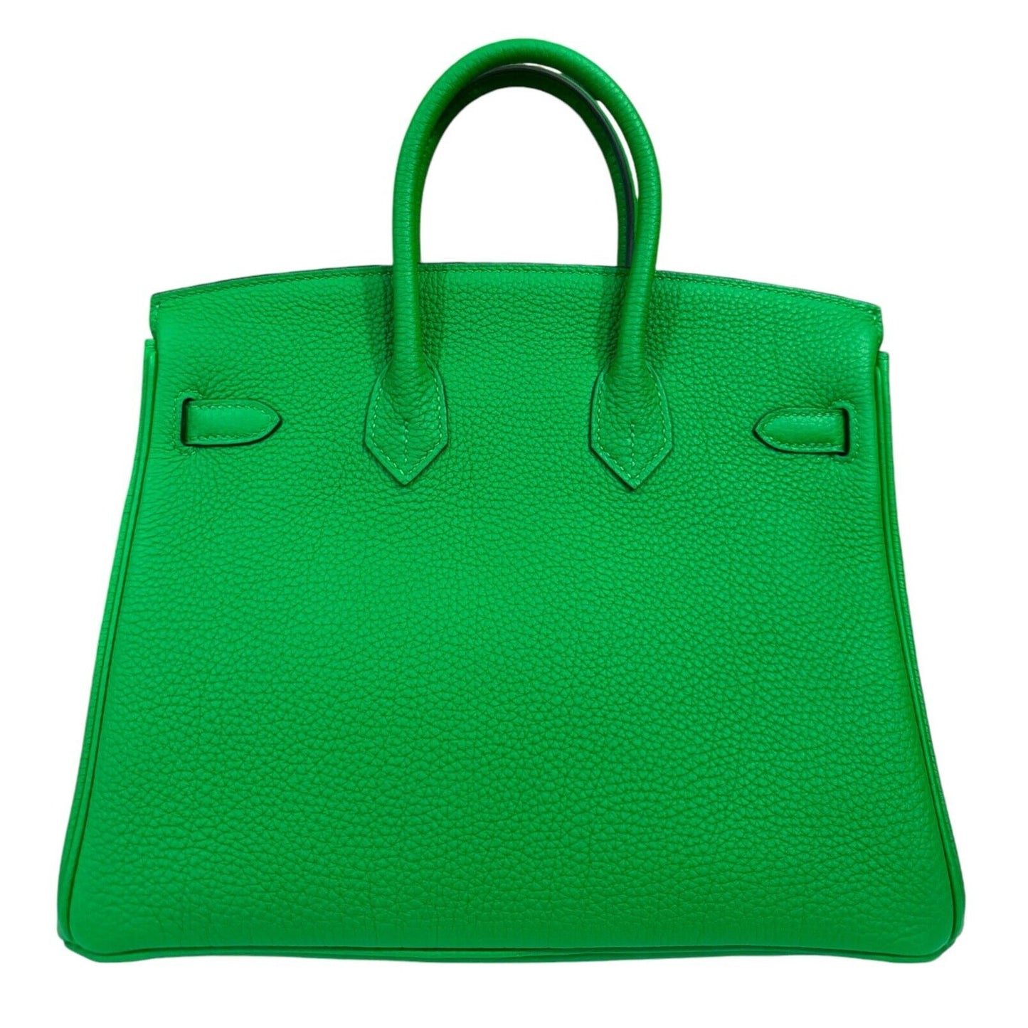 Hermes Birkin 25 Bamboo Bambou Green Togo Leather Gold Hardware Handbag