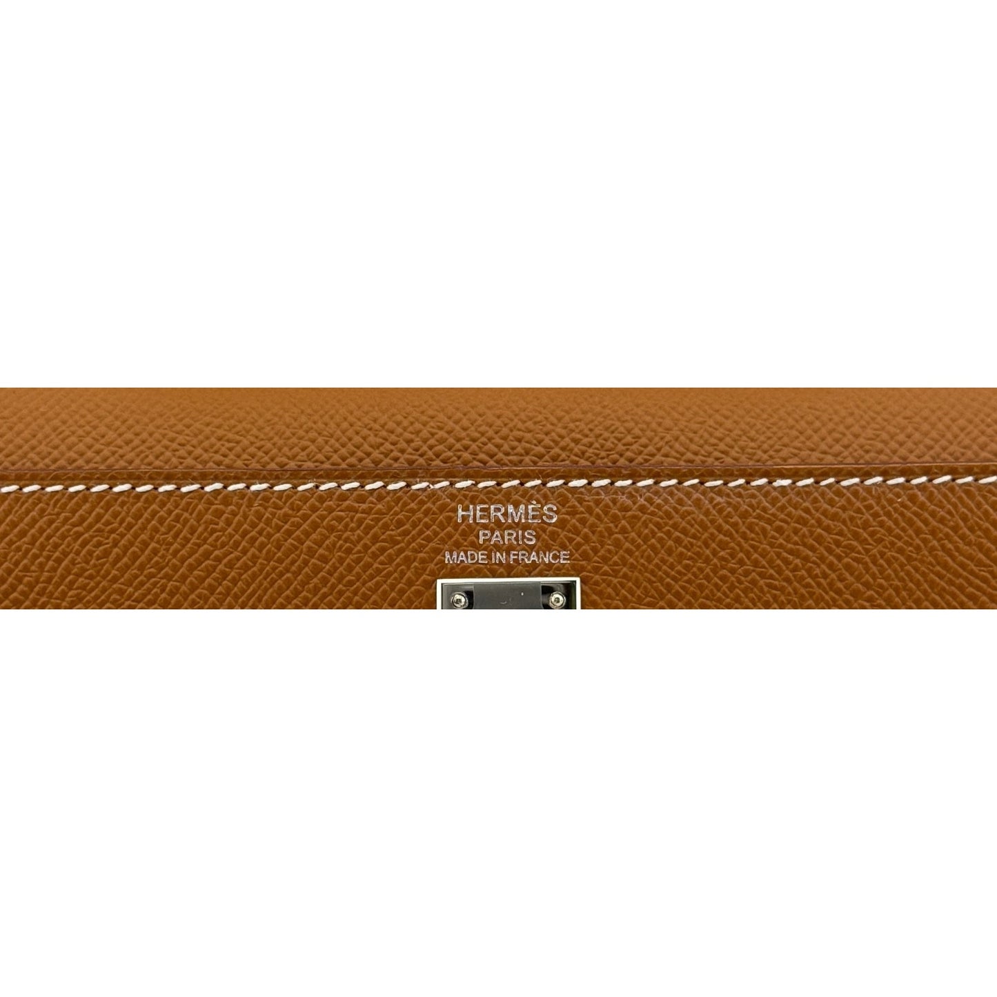 Hermes Kelly 25 Sellier Gold Tan Epsom Leather Palladium Hardware New 2025