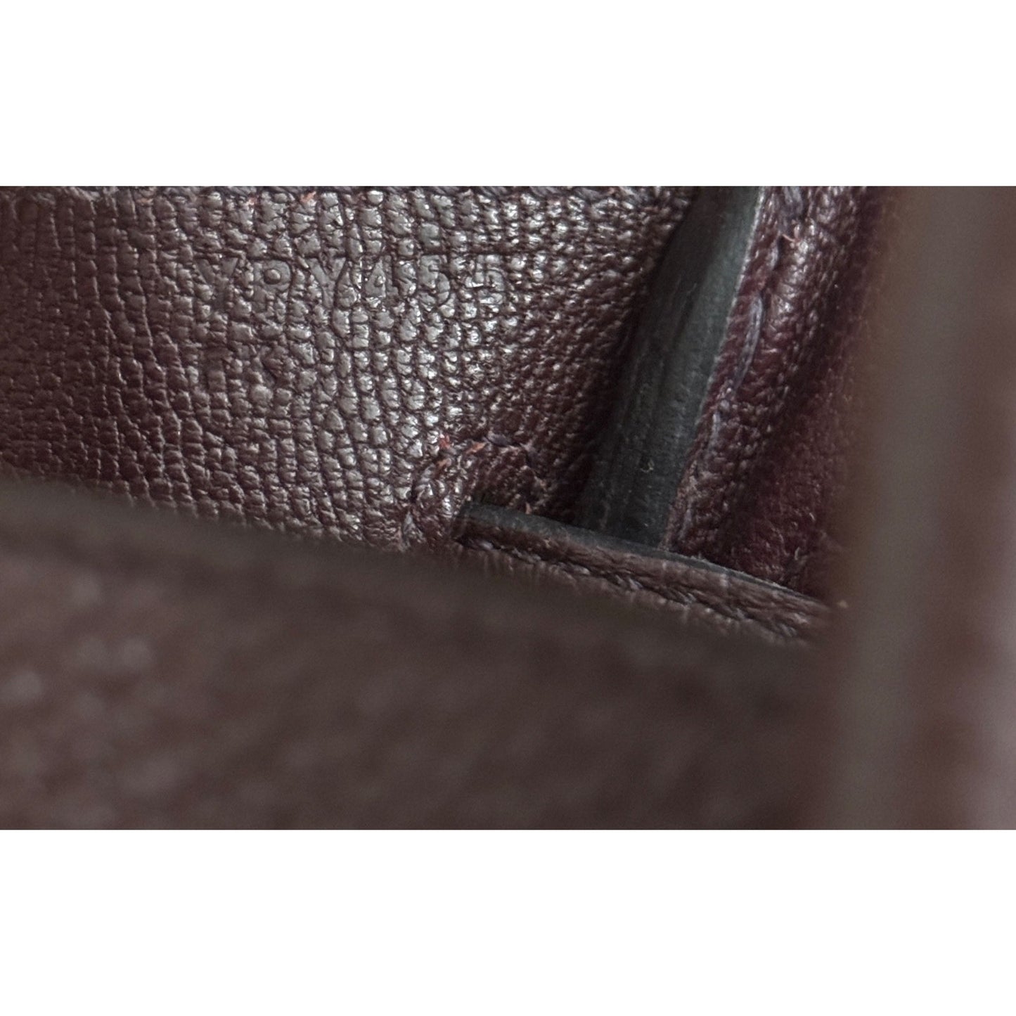 Hermes Birkin 25 Rouge Sellier Red Burgundy Togo Leather Gold Hardware RARE