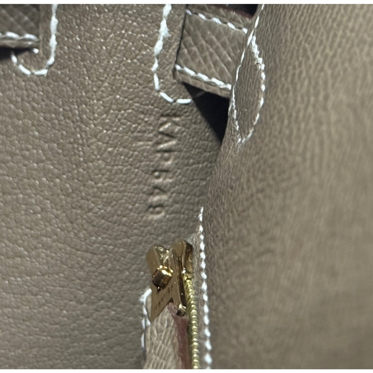 Hermes Kelly 25 Sellier Etoupe Gray Gris Epsom Leather Gold Hardware 2025 New