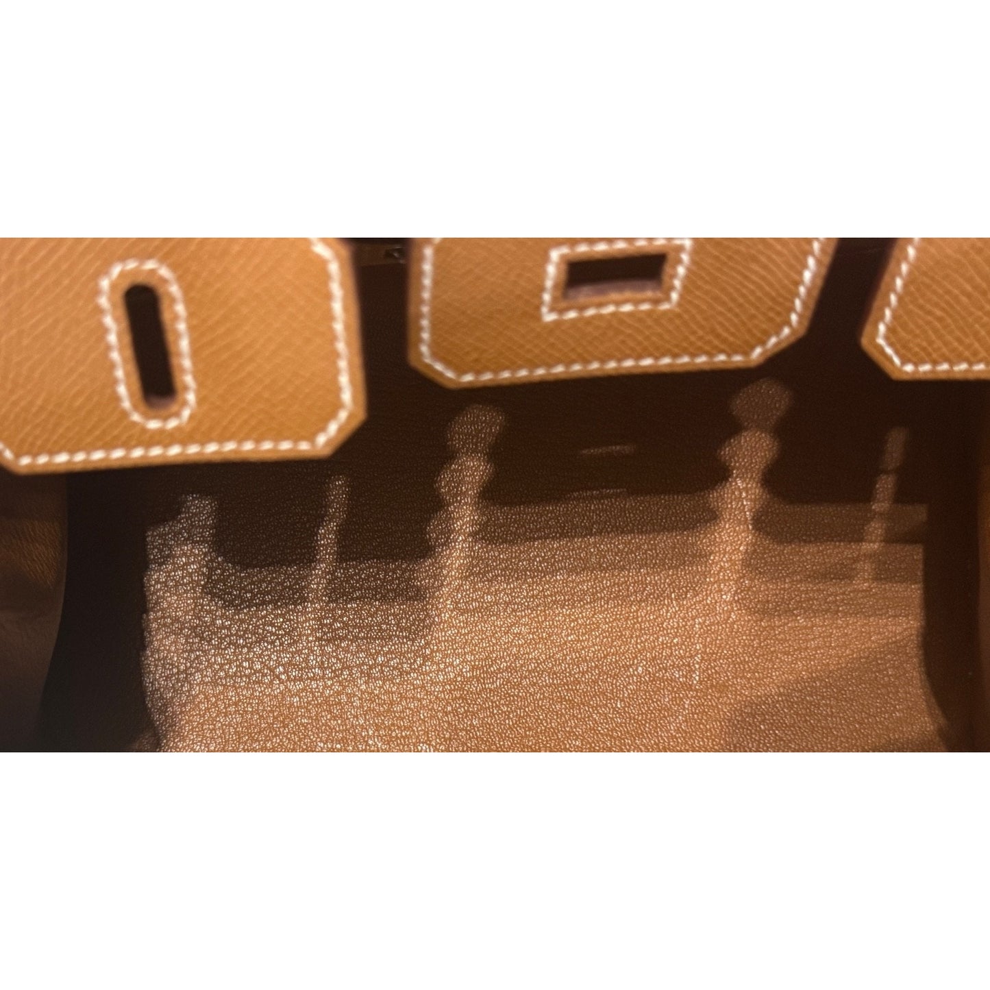 Hermes Birkin 25 Sellier Gold Tan Epsom Leather Palladium Hardware