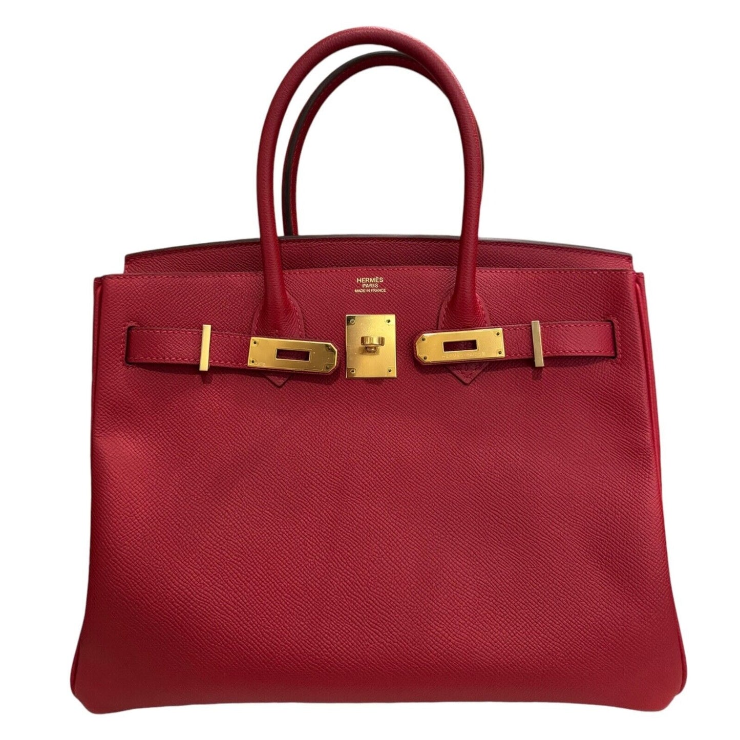 Hermes Birkin 30 Rouge Casaque Red Epsom Leather Gold Hardware