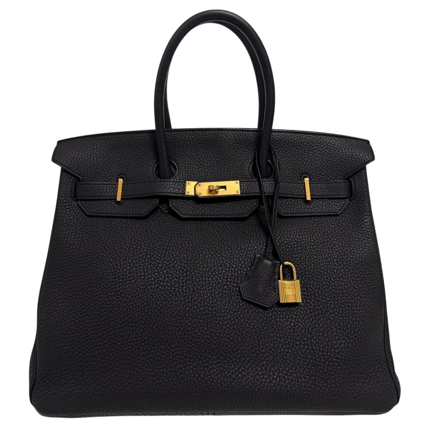 Hermes Birkin 35 Black Noir Togo Leather Gold Hardware