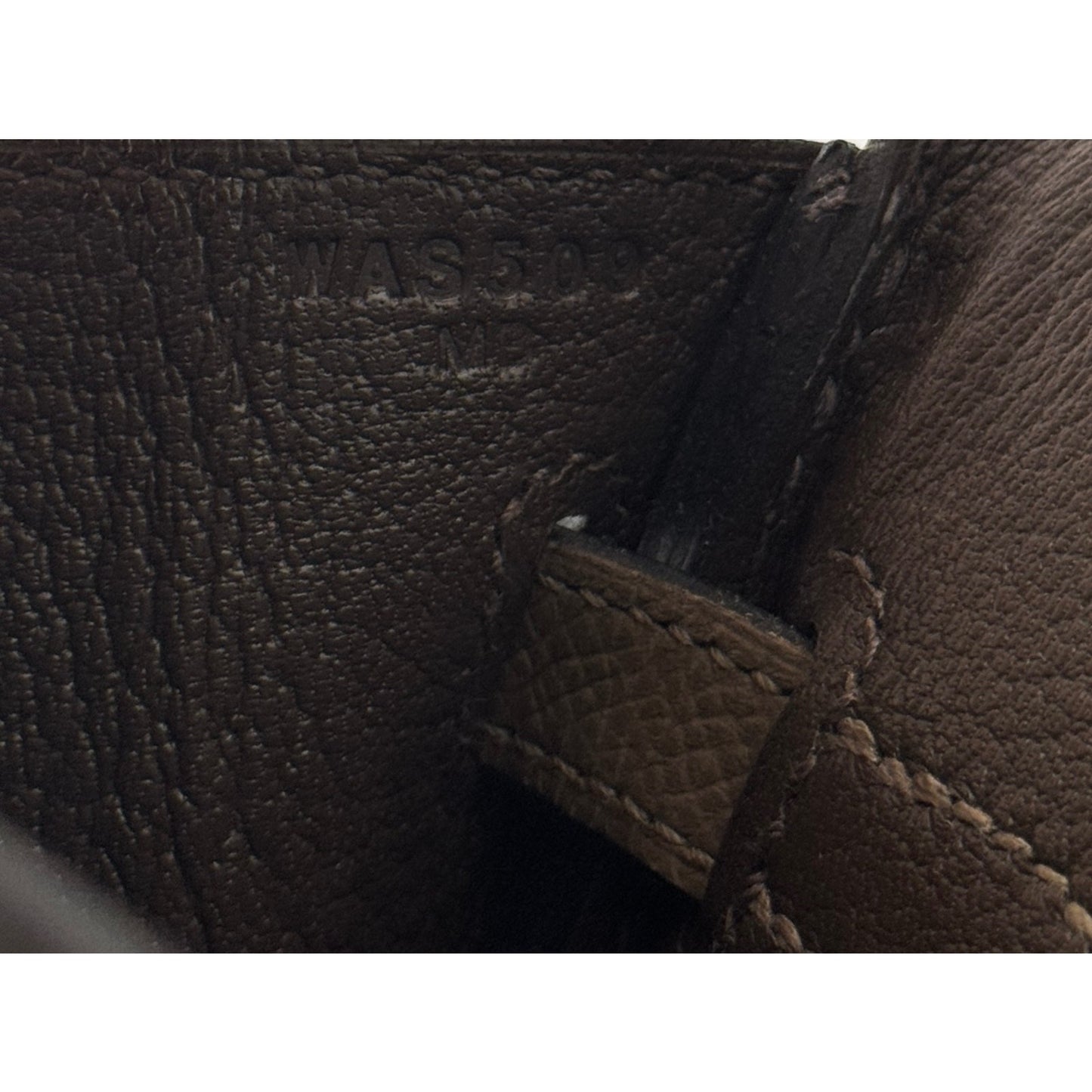 Hermes Birkin 25 Tri Color Ecorce Etoupe Black Epsom Leather Palladium Hardware