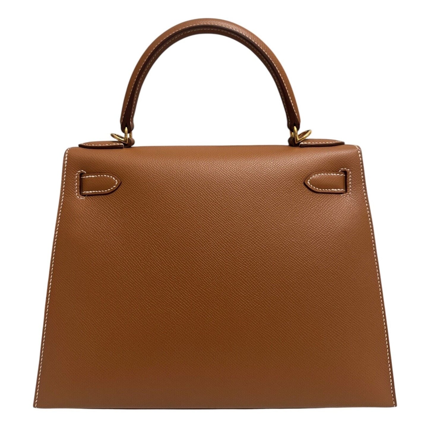 Hermes Kelly 28 Sellier Gold Tan Epsom Leather Gold Hardware