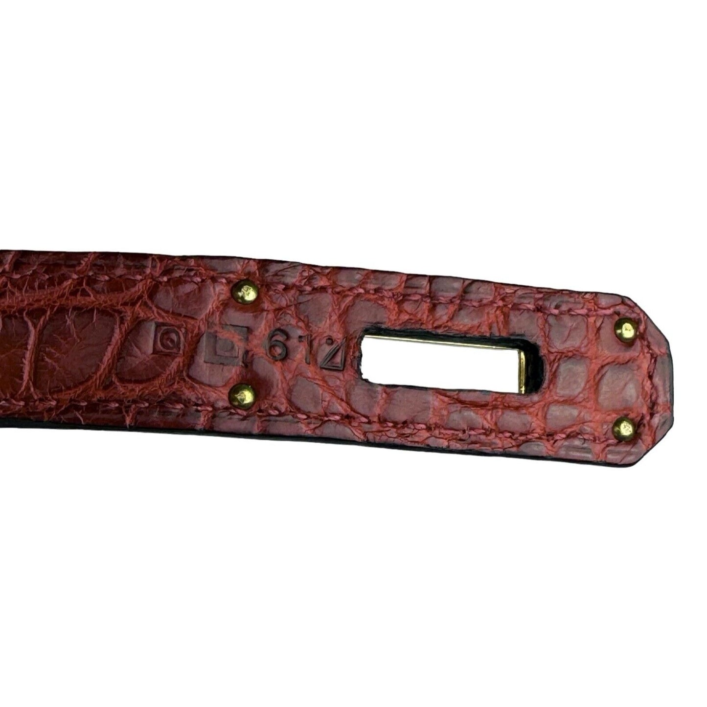 Hermes Birkin 35 Rouge H Red Matte Alligator Gold Hardware