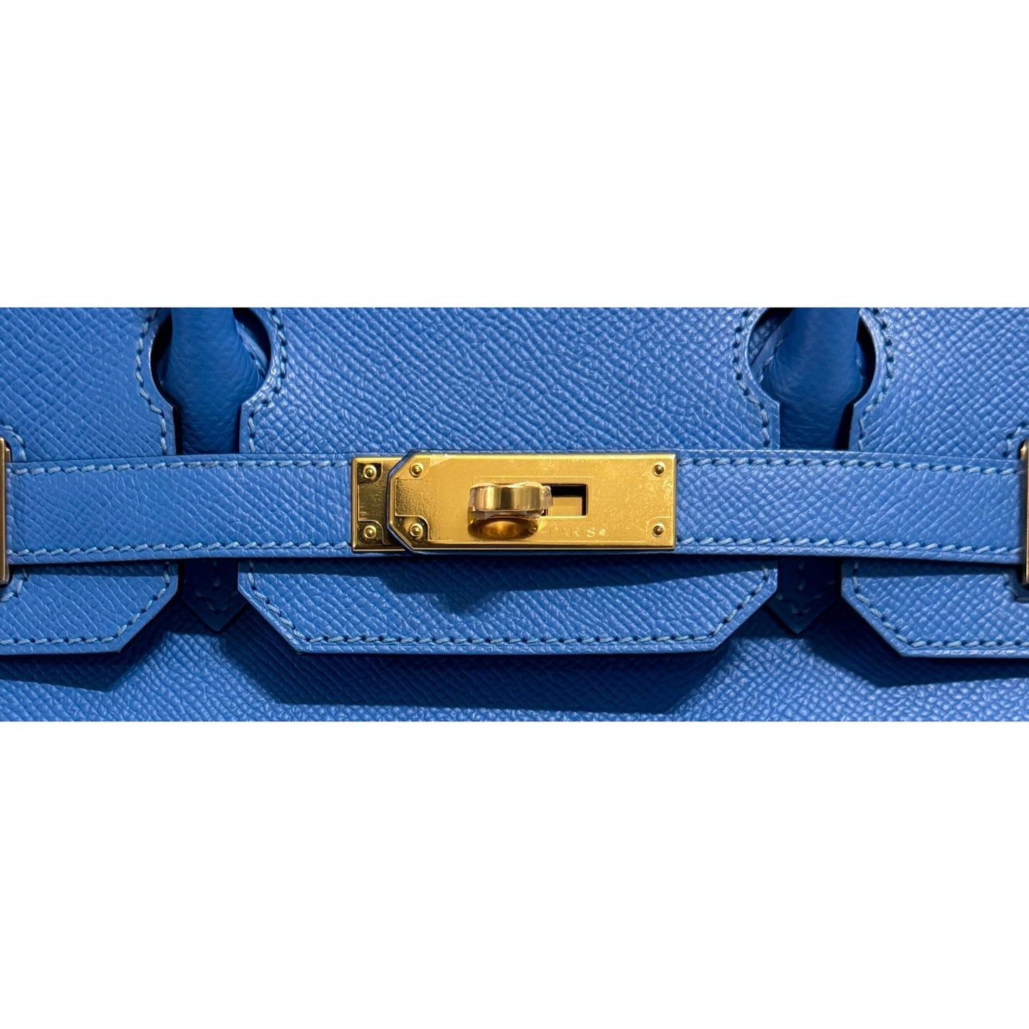 Hermes Birkin 30 Blue Paradise Bleu Epsom Leather Gold Hardware