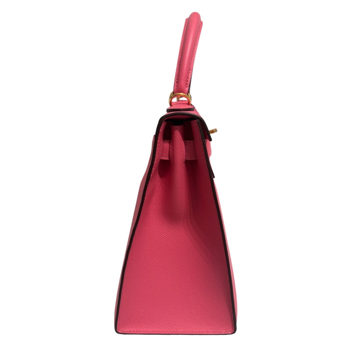Hermes Kelly 28 Sellier Pink Rose Azalee Azalea Epsom Leather Gold Hardware